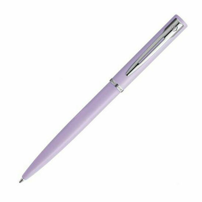 Accessotech Waterman Allure Purple Ballpoint Pen Metal Twist Retractable Smooth Writing Chrome Trim from B&Q