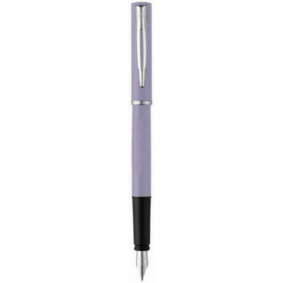 Accessotech Waterman Allure Purple Fountain Pen Fine Point Stylish Metal Body from B&Q
