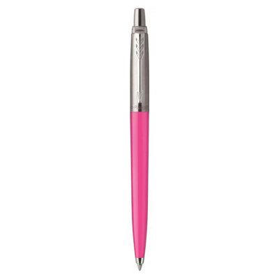 Accessotech Parker Jotter Hot Pink Ballpoint Pen Limited Edition Retractable Plastic Barrel from B&Q