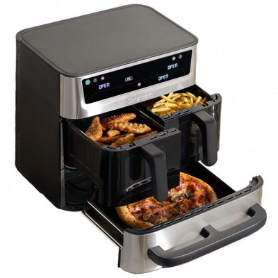 Cuisinart Tri Zone 13.6L Stainless Steel Air Fryer & Oven, Triple Zone, - Image 5