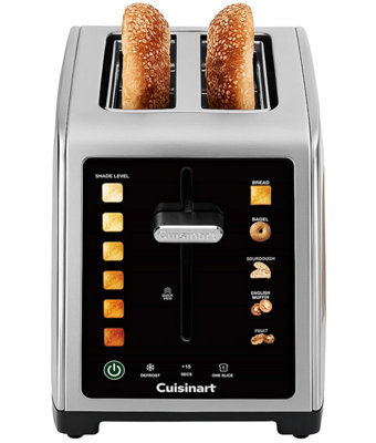  - Simplitouch 2 Slice ToasterWide SlotTouchscreenBlack Stainless Steel - Image 5