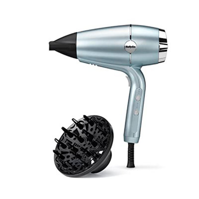 Babyliss Hydro-Fusion Hair Dryer With DiffuserProfessional 2100 W Ionic Blow For Frizz-Free StylingPlasma Technology Shine from B&Q