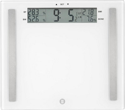 Weight Watchers Extra Wide Bathroom ScaleEasy ReadUltimate Accuracy Body Analyser 8937Nu from B&Q