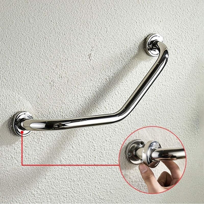 304 Stainless Steel Bathroom Handrail, Shower Handrail Bathtub Handrail ...