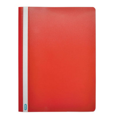 Elba A4 Project FolderRedWith Customisable Cover (Pack Of 50) from B&Q