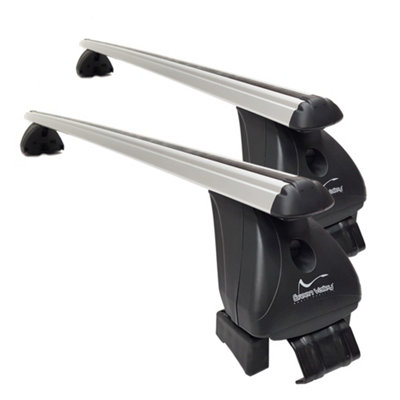 Green Valley Complete Aerodynamic Roof Rack Bar System For Ford Puma 2020+ Onwards Normal RoofNo Rails from B&Q
