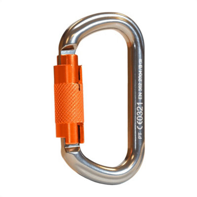 Treehog Thk002 Oval Aluminium Karabiner from B&Q