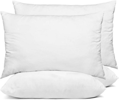 Nod Off Pack Of 4 Bed PillowsUltra Bounce Down Alternative Hypoallergenic And Dust Mite Sleeping PillowHotel Quality Pillow S from B&Q