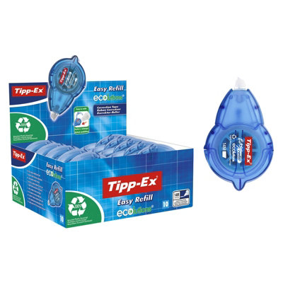 Bic Tipp-Ex Easy Refill Ecolutions Correction TapesBox Of 10 from B&Q