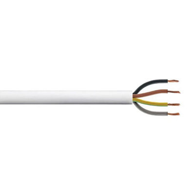 3094Y 0.75mm 4 SCORE HEAT RESISTANT PVC FLEX (50m)
