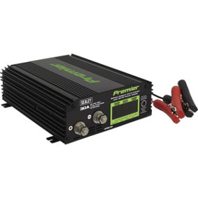 30A Battery Support Unit & Charger - 7 Stage Charger - 60Ah to 300Ah Batteries