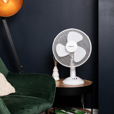 PEDESTAL OSCILLATING STAND FAN DESK FANS ELECTRIC TOWER STANDING HOME OFFICE EBa