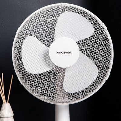 PEDESTAL OSCILLATING STAND FAN DESK FANS ELECTRIC TOWER STANDING HOME OFFICE EBa