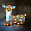 30cm Indoor Outdoor Acrylic Deer Christmas Decoration with 70 Ice White LEDs