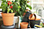 30cm Living Round Decor Recycled Material Indoor Garden Balcony Window Container Holder Plant Flower Organizer Pot, Mild Terra