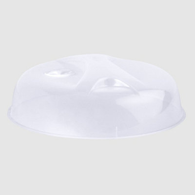 30cm Microwave Food Cover Plastic Food Plate Dome Cover Splatter Guard