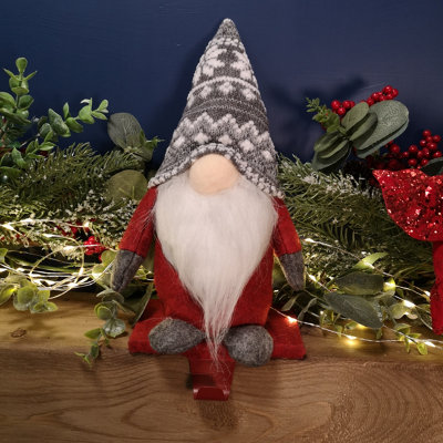 Christmas Gnome Paper Towel Holder Metal, Christmas Gnome Decorations