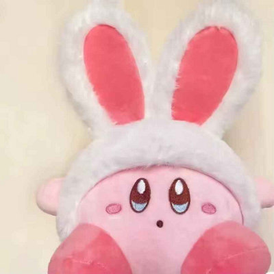 30cm Rabbit Ear Kirby Plush Toy Soft Hug Pillow
