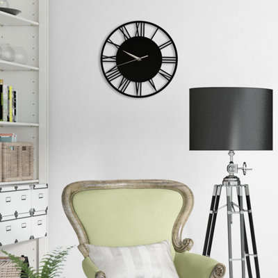30cm x 30cm Acrylic Gloss Roman Black - 4