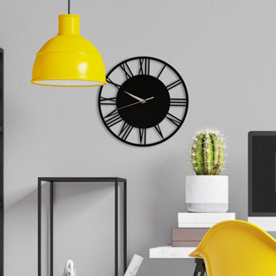 30cm x 30cm Acrylic Gloss Roman Black - 5