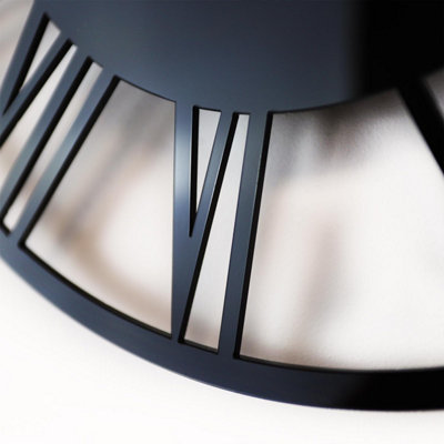 30cm x 30cm Acrylic Gloss Roman Black - 6