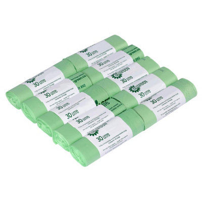 30L All-Green Compostable Kerbside Caddy Liners - 10 Rolls