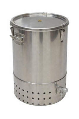 30L Stainless Steel Deluxe Indoor Wormery Composter - Hygienic Kitchen ...