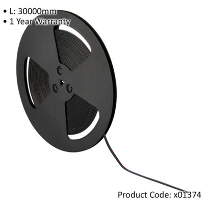 30m Extension Cable Reel - Suits RGB Flexible Tape Lighting Up To 10 Metres