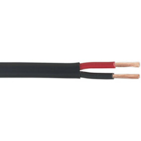 30m Flat Twin Automotive Cable - 17.5 Amps - Thick Walled - Twin Core Conductor