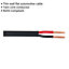 30m Flat Twin Automotive Cable - 17.5 Amps - Thin Walled - Twin Core Conductor