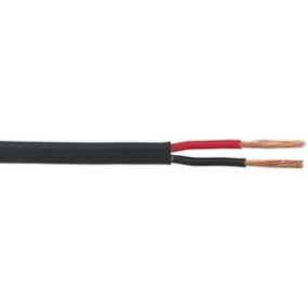 30m Flat Twin Automotive Cable - 8.75 Amps - Thin Walled - Twin Core Conductor