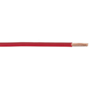 30m Red Automotive Cable - 33 Amps - Thin Walled - Single Core Conductor