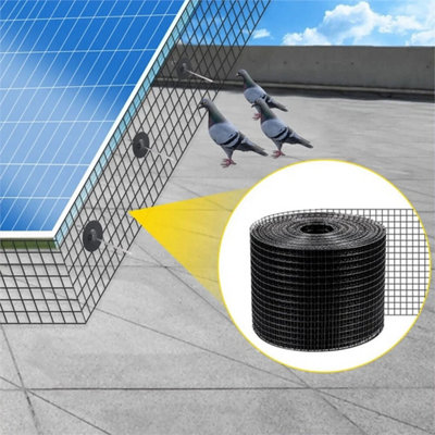 30M Solar Panel Bird Wire Mesh Guard Kit Proofing Pigeons Pest Clips ...