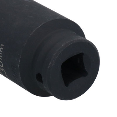 30mm 1/2" Drive Double Deep Metric Impact Socket Single Hex By BERGEN AT597