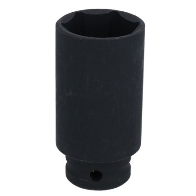 30mm 1/2" Drive Double Deep Metric Impact Socket Single Hex By BERGEN AT597