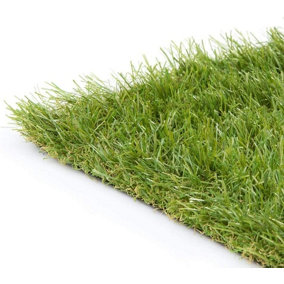 30mm Artificial Grass - 5m x 3m - Natural and Realistic Looking Fake Lawn Astro Turf