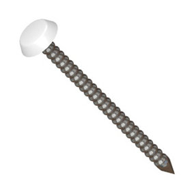 30mm Fixing Pins in White (Box of 250)