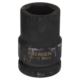 30mm Metric 1" Drive Deep Impact Socket 6 Sided Single Hex Thick Walled