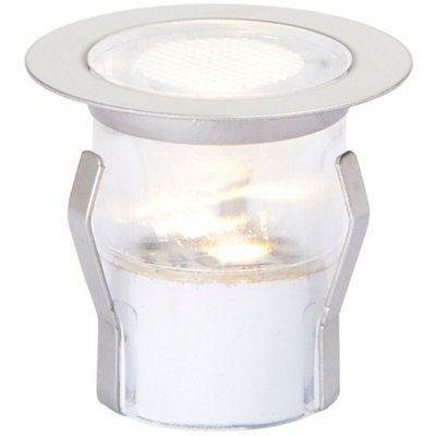 30mm Recessed Decking Guide Light Kit - 10 x Warm White LED - Stainless ...