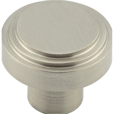 30mm Satin Nickel Cupboard Knob for Modern Interiors Kitchen Cabinet Knob