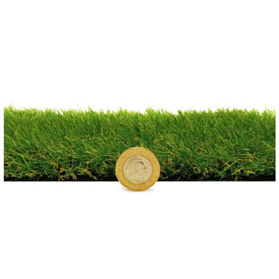 30mm Thick Artificial Grass, Synthetic Fake Grass, Pet-Friendly Artificial Grass, Fake Grass For Lawn-4m(13'1") X 4m(13'1")-16m²