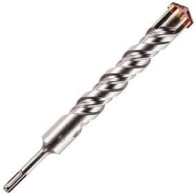 30mm x 260mm Long SDS Plus Drill Bit. TCT Cross Tip With Copper Coating. High Performance Hammer Drill Bit