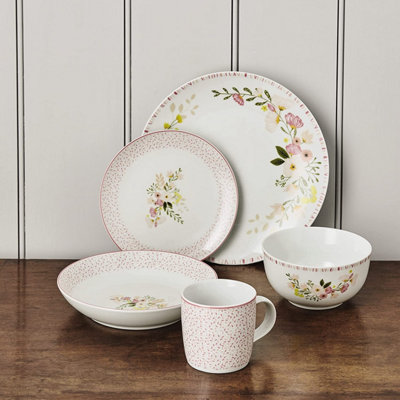 Floral dinner set on sale