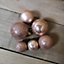 30pcs Assorted Shatterproof Baubles Christmas Decoration in Warm Beige