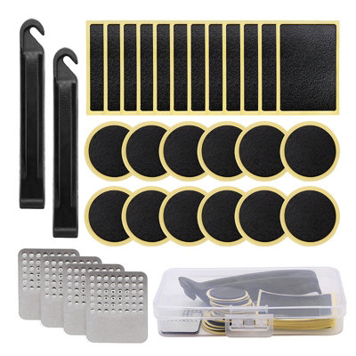 30Pcs Bike Tire Repair Patches Kit Including Glueless Self-Adhesive ...