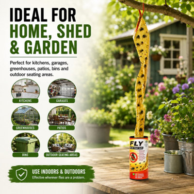 30pcs Extra Sticky Fly Traps Insect Catchers