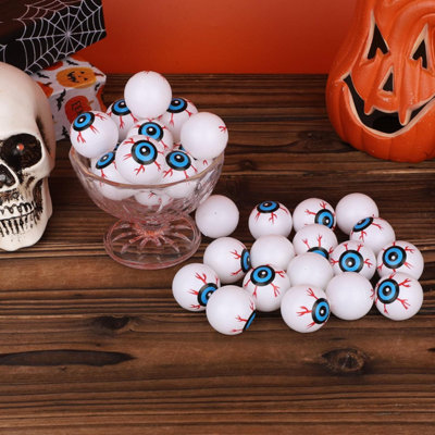 Lot De 16 Yeux Effrayants En Plastique Pour Halloween, Accessoires