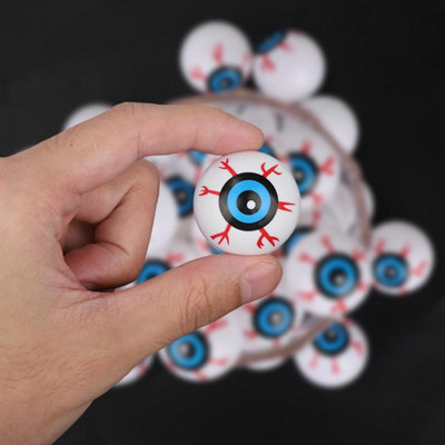 30pcs Halloween Eyeballs, 1.18in Plastic Scary Eyes Halloween