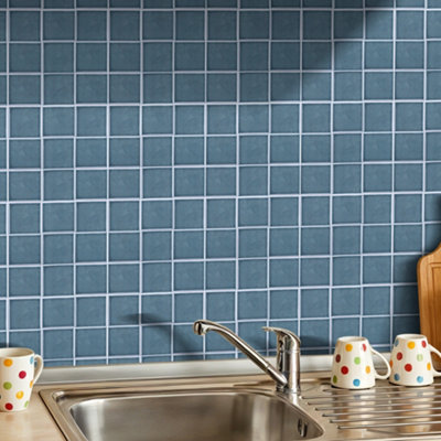 30Pcs Self-Adhesive Water resistant Thick Wall Tile Stickers 15 x 15cm