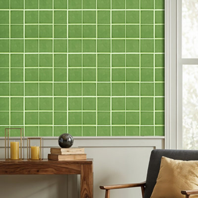 30Pcs Self-Adhesive Water resistant Thick Wall Tile Stickers 15 x 15cm